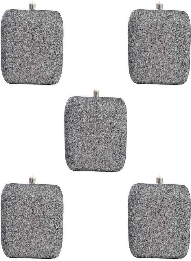 DUCHESS Women's Grey Glitter Sequin Clutch/Purse for Party/Cocktail (Pack of 5)